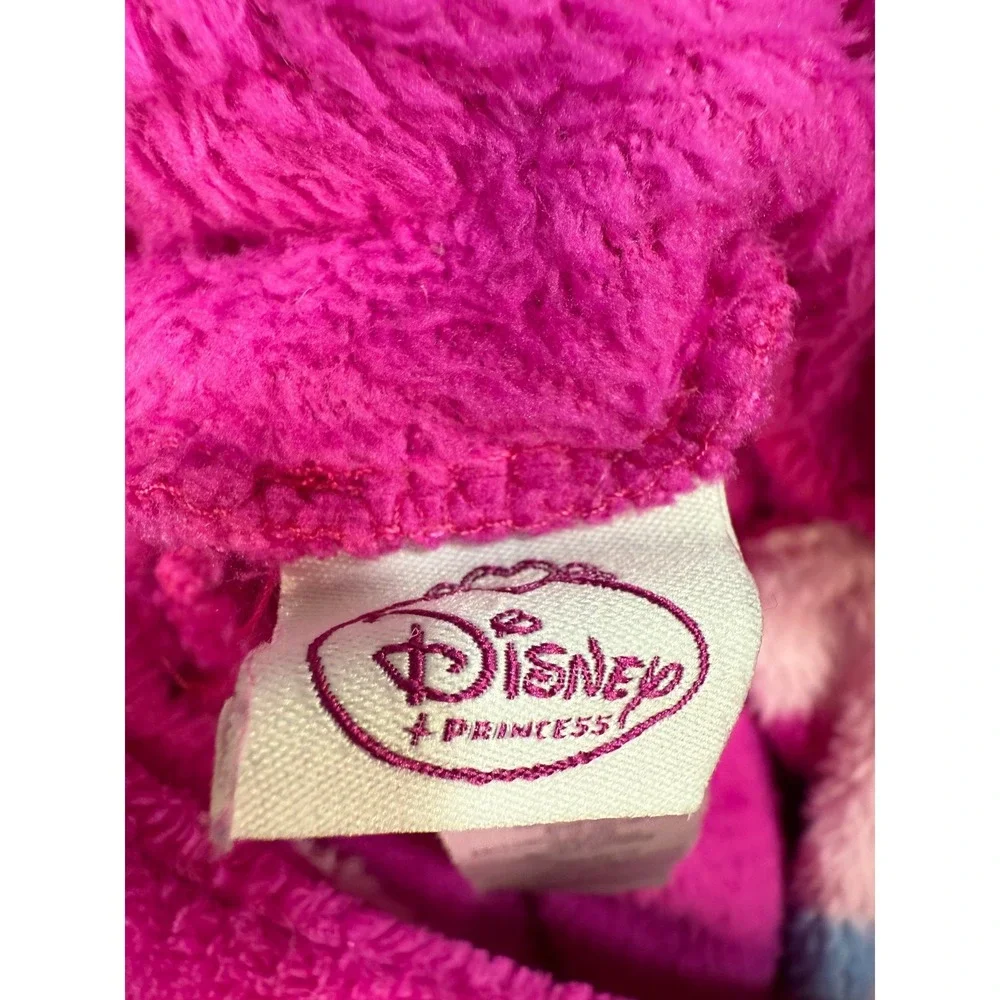 Disney Princess Cinderella Fleece Hooded Poncho Kids Girl Pink Bunny Ears Easter - Picture 4 of 13